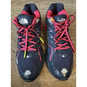 Women The North Face Ultra Equity womens blue pink trail running shoes size 9